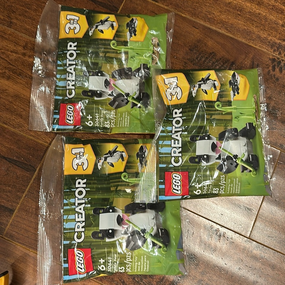 Lego panda bear 3 in 1